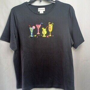 Breckenridge woman's size Large black shirt